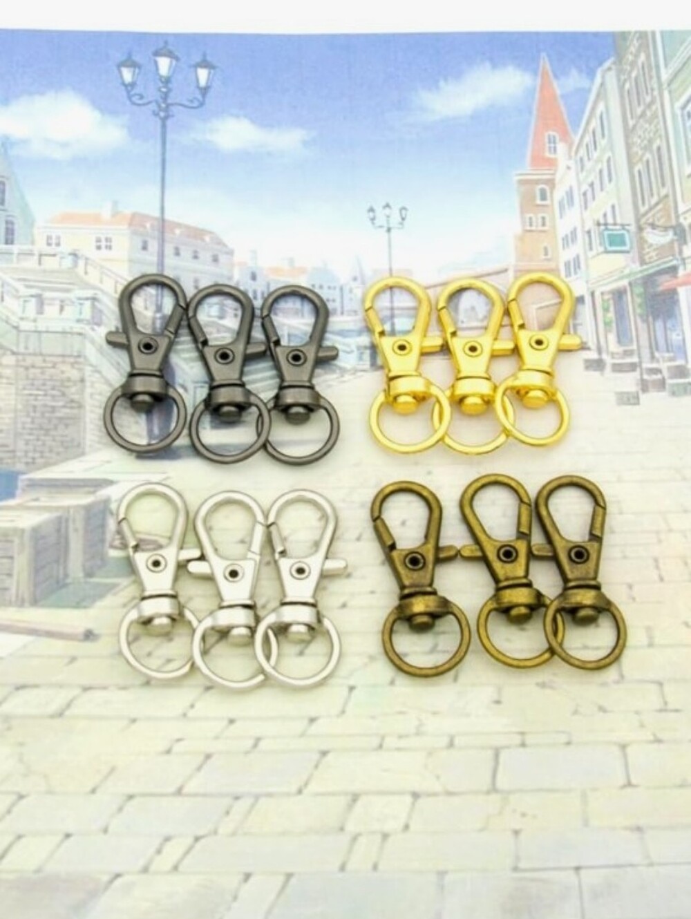 Lobster Claw Trigger (40 In Total 10 Of Each Color